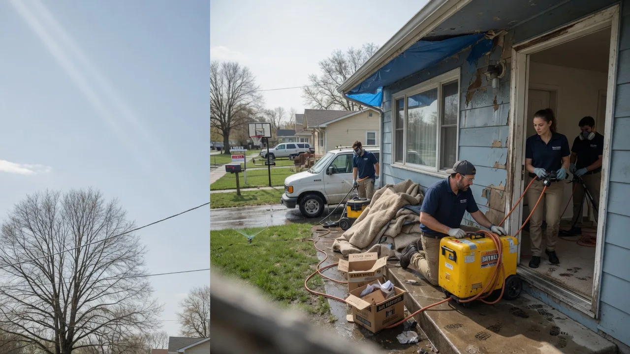 Basement Flood Cleanup in Lansing, IA near me